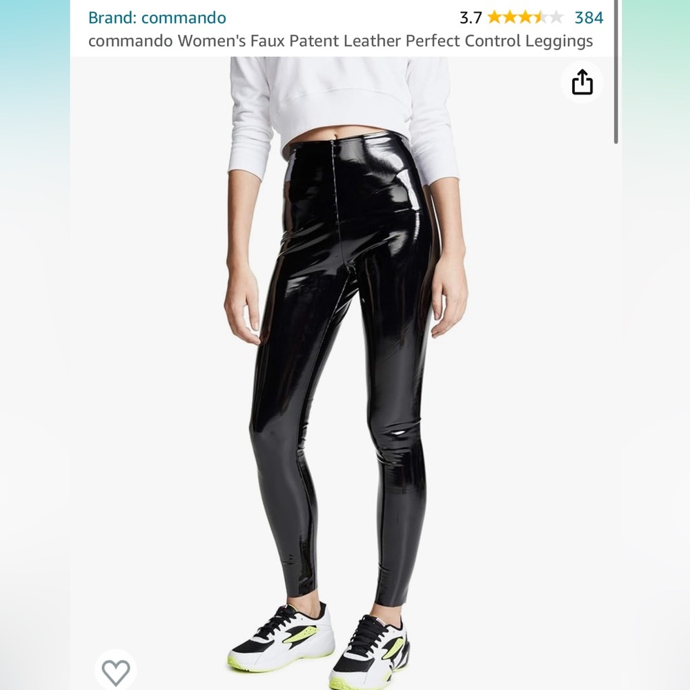 Commando Women's Faux Patent Leather Perfect Control Leggings